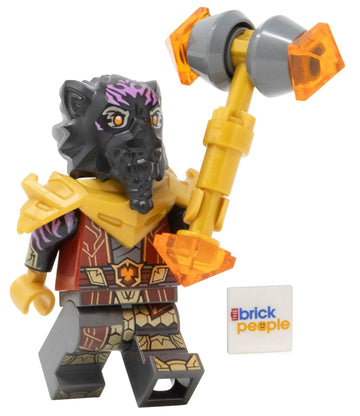 LEGO Ninjago Dragons Rising: Lord Ras Minifigure with Golden Hammer