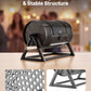 VEVOR Raffle Ticket Spinner, 11.6" x 6.6" Holds 2500 Tickets or 100 Ping Pong Balls, Raffle Drum Lottery Spinning Cage with Reinforced Handle, Stable