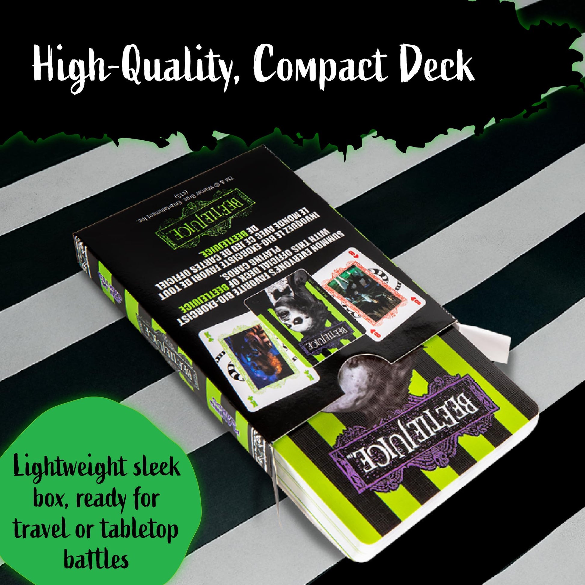 Aquarius Beetlejuice Playing Cards - Deck of Cards for Beetlejuice Fans - Unique Card Designs, Gift & Merchandise for All Ages