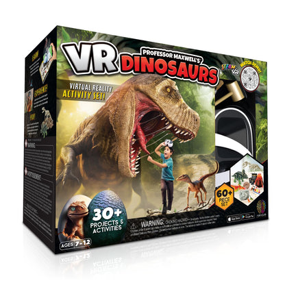 Abacus Brands Professor Maxwell's VR Dinosaurs - Kids Science Kit Ages 7+