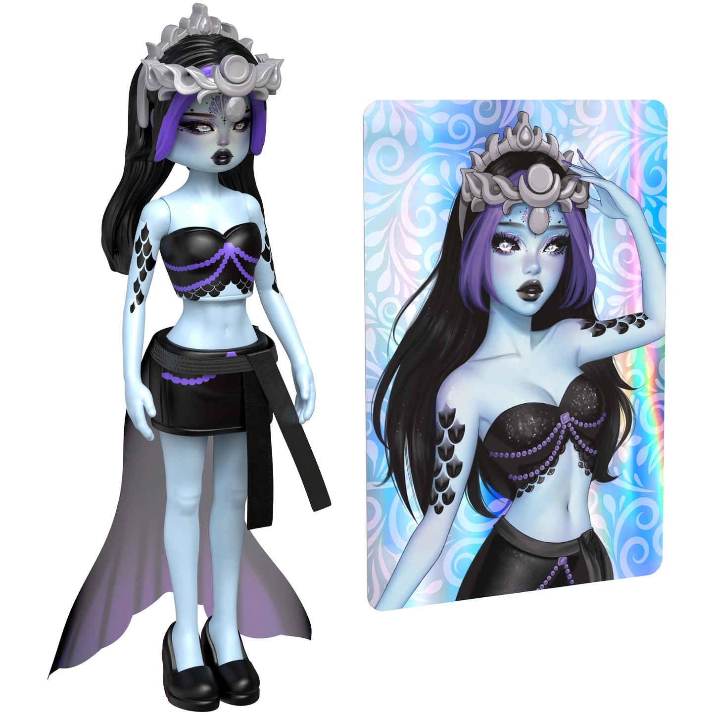 PhatMojo Dress to Impress - Mystery Models - Small Dolls 3-Pack - Halloween Edition - Series 2 - Includes DLC Code - Officially Licensed Collector Set
