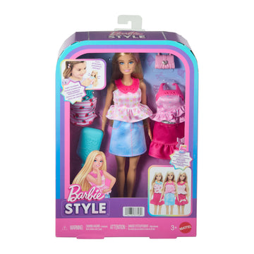 Barbie Easy to Dress Doll Featuring Easy to Dress, Snap on Fashions, Fashion Dolls with Brushable Blonde Hair