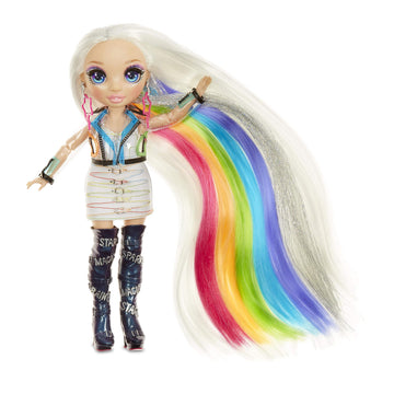 Rainbow High Hair Studio - Create Rainbow Hair with Exclusive Doll, Extra - Long Washable Hair Color & Complete Doll Clothes and Accessories- Fun