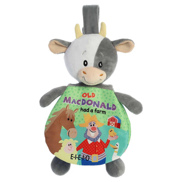 ebba Aurora® Engaging Story Pals™ Old Macdonald Baby Stuffed Animal - Soft Book for Parents to Create a Bedtime Routine - Perfect for Nusery Decor