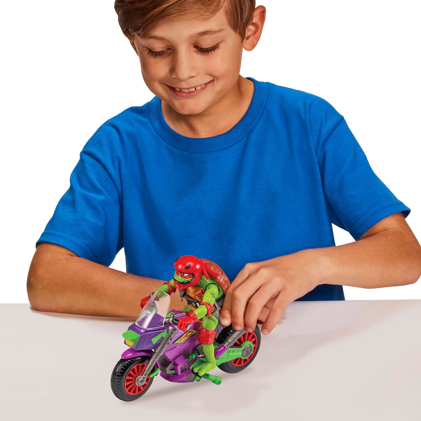 Tales of Teenage Mutant Ninja Turtles: Purple Dragon Battle Cycle with Exclusive Raphael Figure by Playmates Toys