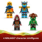 LEGO NINJAGO Ninja Dragon Riyu’s Battle Building Toy for Boys & Girls - Ninja Poseable Dragon Toy Playset for Kids, Ages 7+ - Includes 4 Minifigures