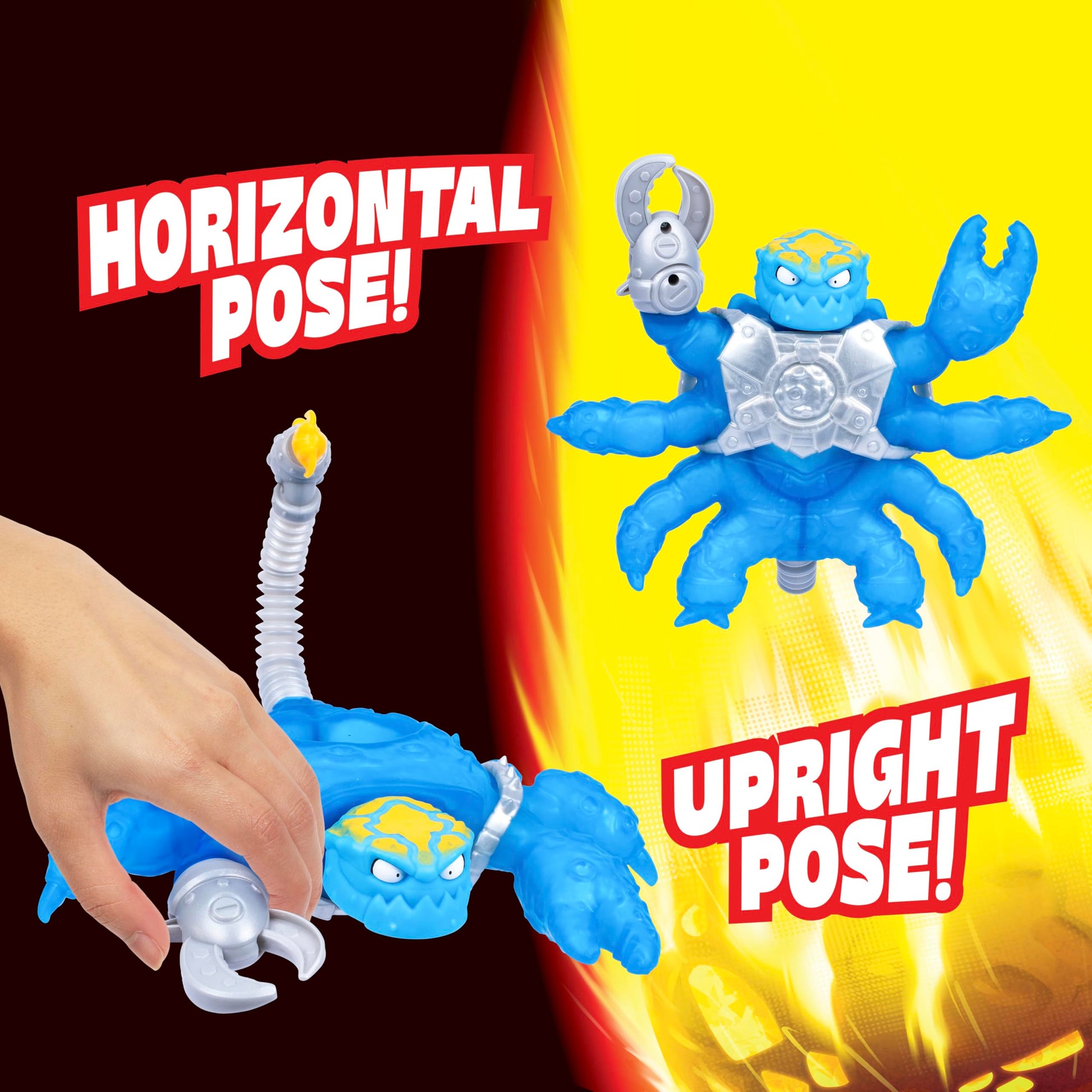 Hydro-Sting Battle Scorpion With 2 Attack Modes - Crushing Claw And Pop-Tube Stinger Tail Hydro Blast, Stretches 3 Times Its Size, Switches Between