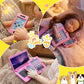 3 Pack Dollhouse Mini Laptop Tablet and Smart Phone Scene Computer Simulation Accessories for Doll 1/6 1/12 Miniatures Silver