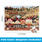 Buffalo Games - Charles Wysocki - Sleepy Town West - 300 Large Piece Puzzle