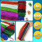 GAGANIU 1000pcs Pipe Cleaners, Pipe Cleaners for Crafts, Craft Supplies Multicolor Chenille Stems for Art&Craft Christmas DIY