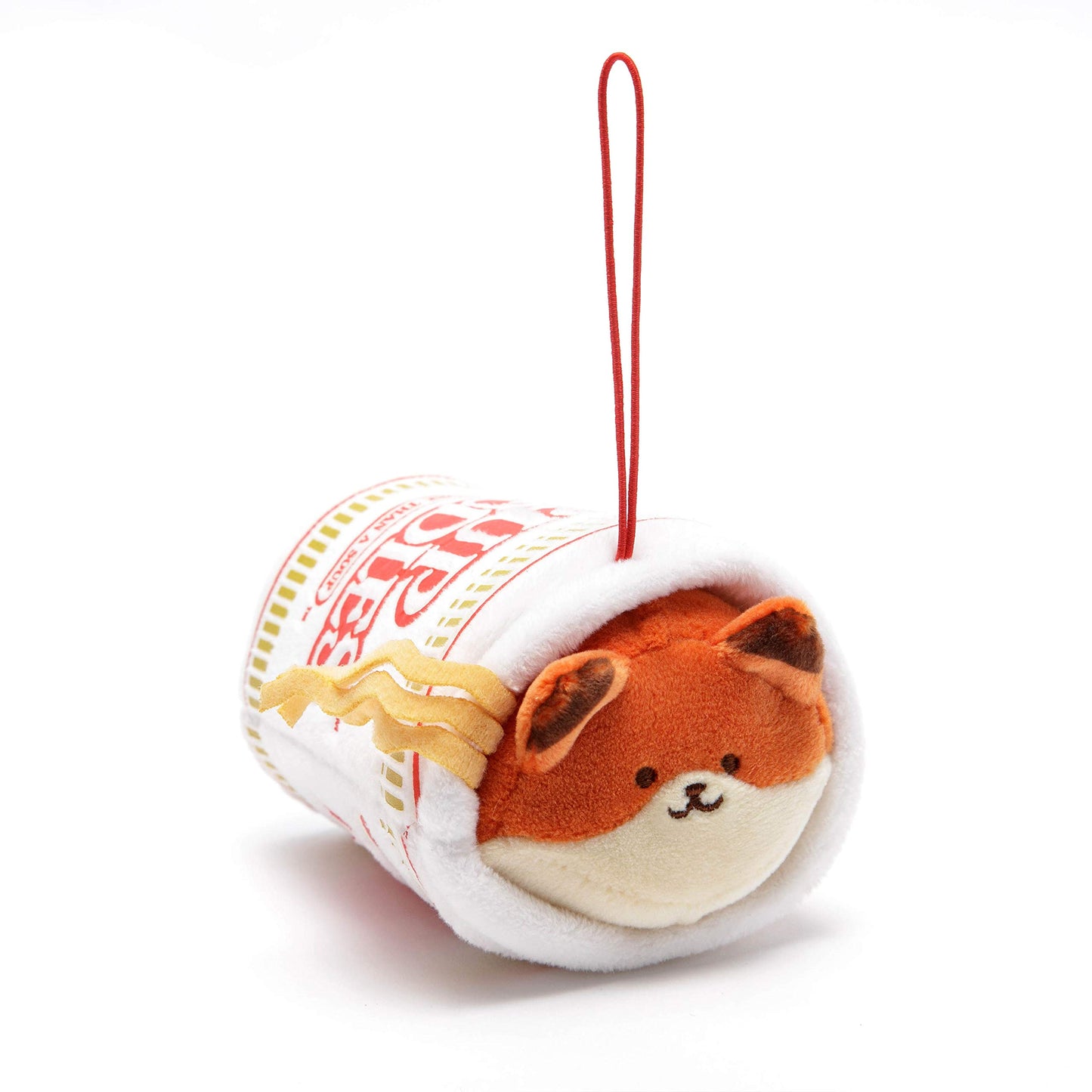 Anirollz Stuffed Animal Plush Keychain - Official Nissin Cup Noodle Ornament Charm Toy Doll | Soft, Squishy, Warm, Cute, Comfort, Safe | Birthday Gift