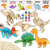 Wood Crafts Dinosaur Cutout Party Decorations Dinosaurs Cards with Dinosaurs DIY Wood Painting Crafts Bulk 24 Set 3D Puzzles Dinosaur Birthday Party
