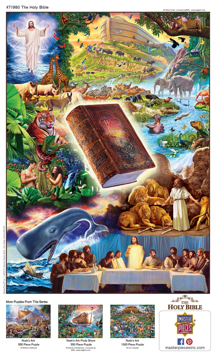 MasterPieces 1000 Piece Jigsaw Puzzle for Adults, Family, Or Youth - Bible Stories - 19.25"x26.75"