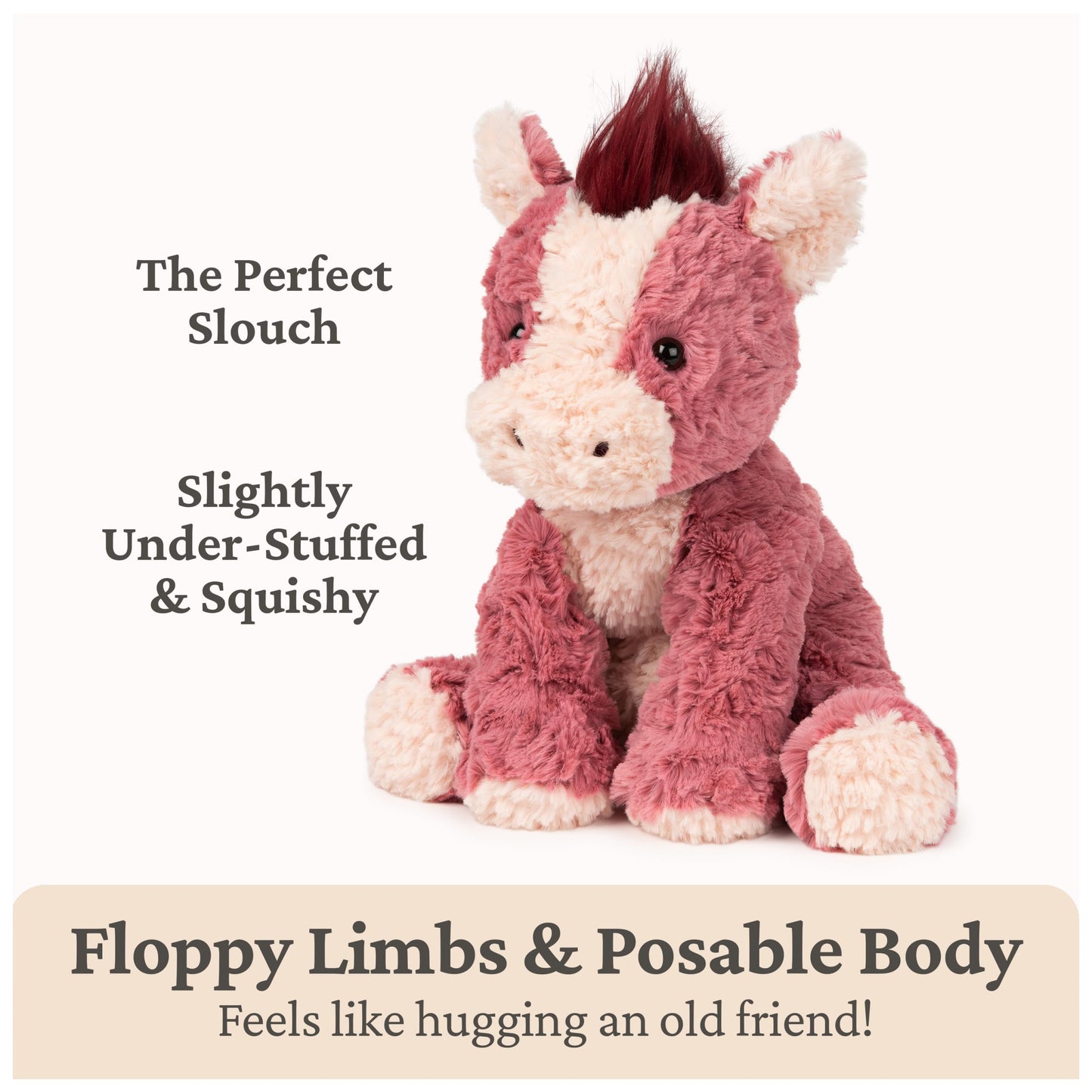 GUND Cozys Collection Horse 10-Inch Stuffed Animal Sensory Toy for Ages 0+