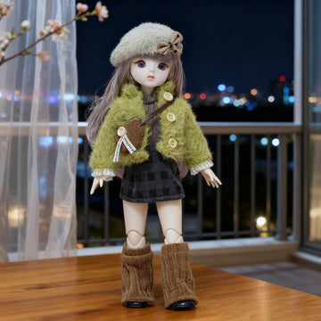 1/6 Doll Clothes for 30cm BJD Action Figure with Hook and Loop Outfits