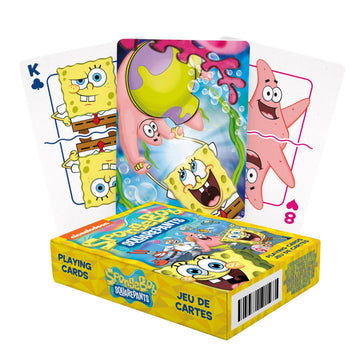 AQUARIUS SpongeBob Playing Cards - SpongeBob SquarePants Cast Deck of Cards for Your Favorite Card Games - Officially Licensed SpongeBob Merchandise