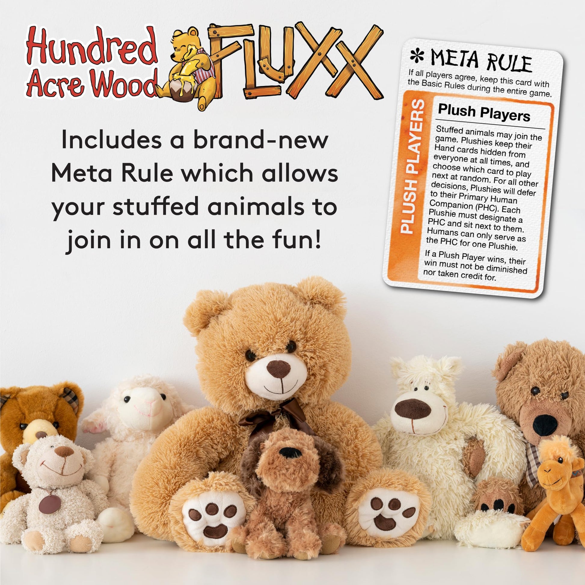 Looney Labs Hundred Acre Wood Fluxx Card Game - Fun for Family, Friends, & Winnie-the-Pooh Fans