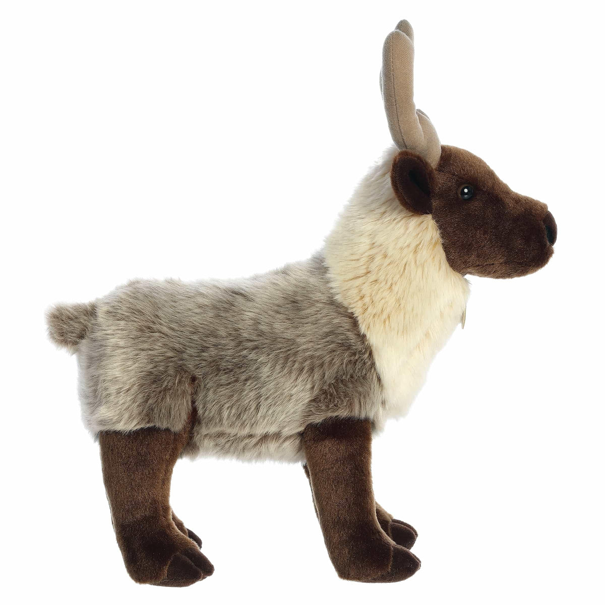 Aurora® Realistic Miyoni® Reindeer Stuffed Animal - Lifelike Details Make a Cherished Companion - Perfect for Decorating Bedrooms or Classrooms