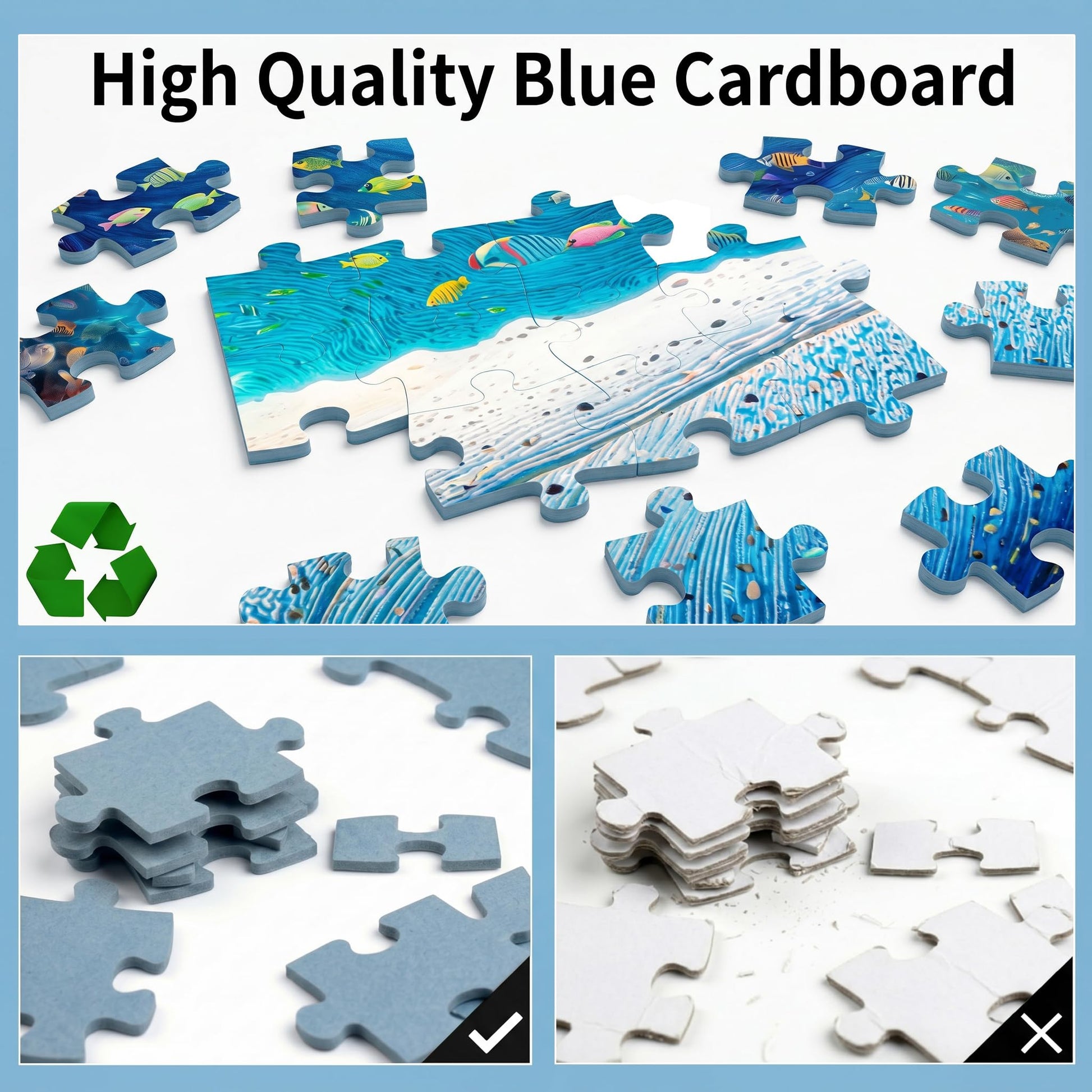 1000 Piece Puzzle for Adults, Guardian of the Ocean Jigsaw Puzzle for Adults, Embossed Texture, Premium Matte Finish, Fun and Challenging for Ocean