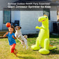 Float Joy Sprinkler for Kids Outdoor Play Water Sprinkler Inflatable 5.5ft Giant Dinosaur T-REX Great Gift for Kids and Adults Water Toy for Pool