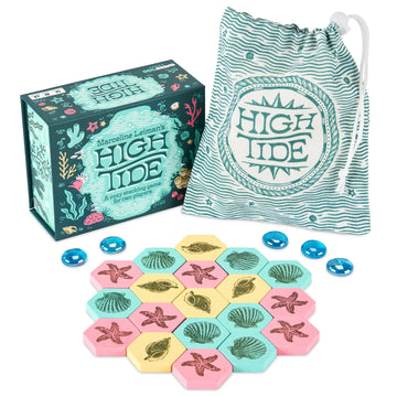 Underdog Games High Tide | Cozy Travel Game for 2 Players | Easy to Learn | Great Game for Adults and Kids Ages 8+ | 15 Minute Playtime