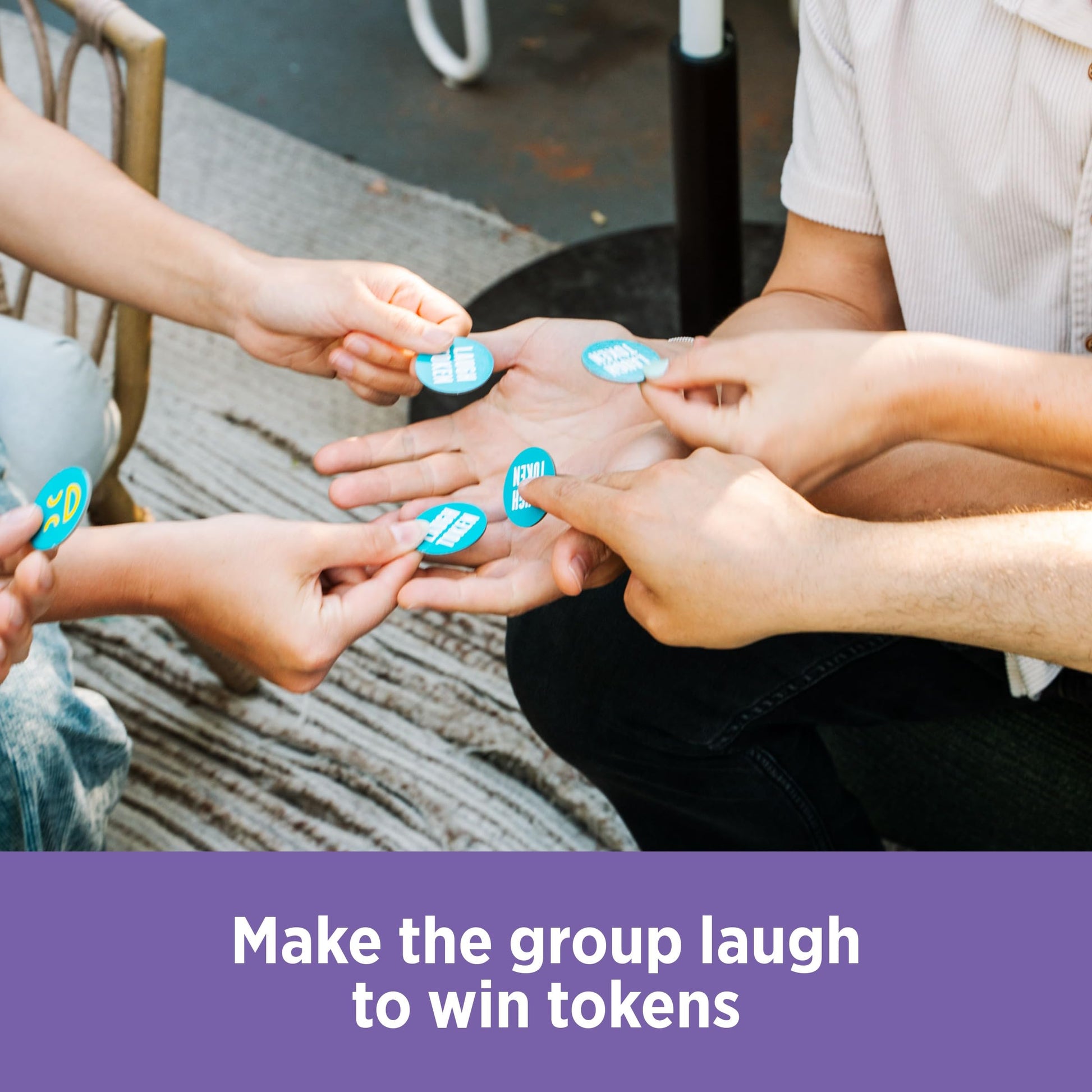 You Laugh You're Out [A Party Game with Hilarious Charades Family Card Games for Adults & Teens | Great Birthday Gift | 125 Prompt Cards Fun