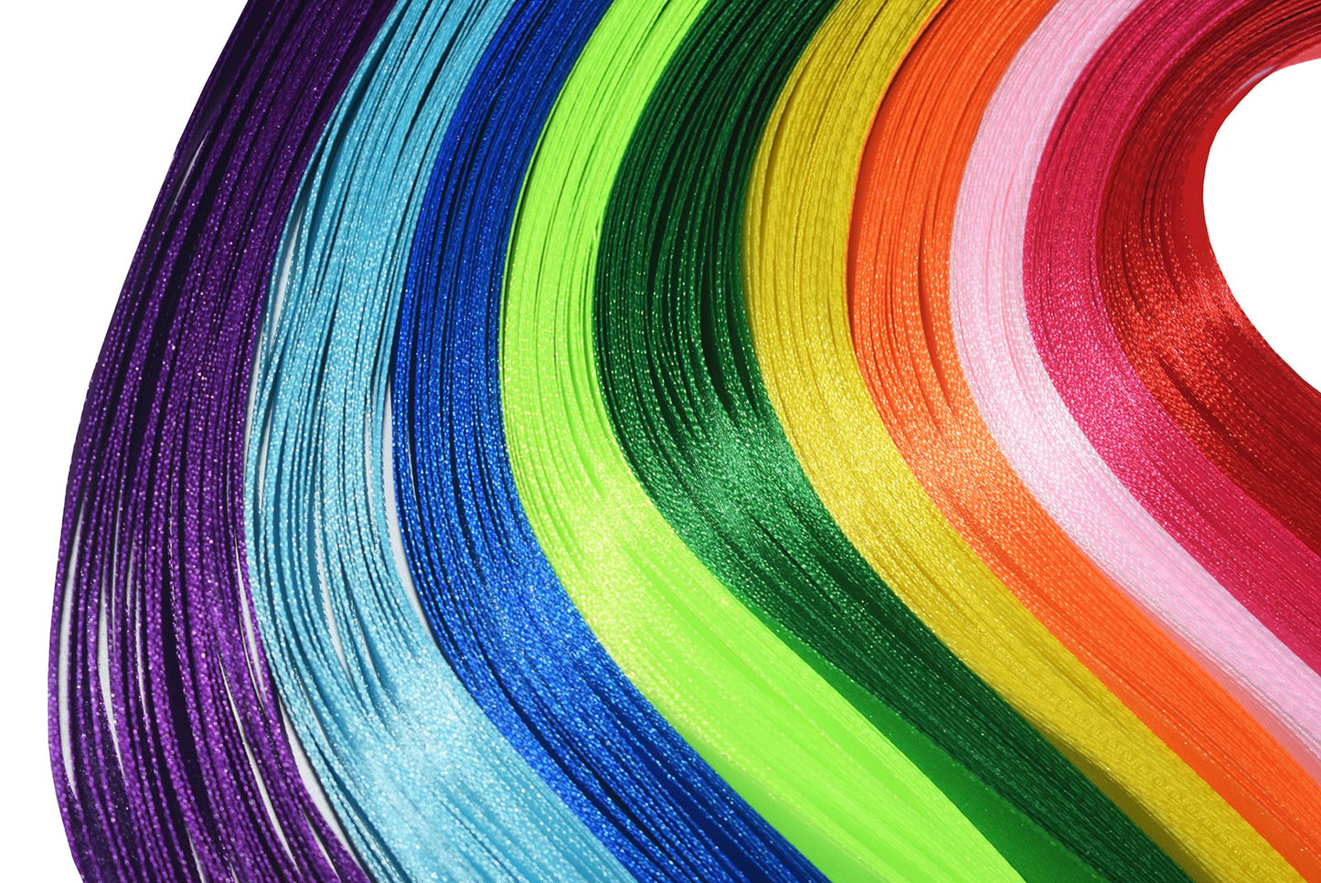 Kingsnow 100 Pieces Multi-Color Ribbon Wands Streamers Sticks with Gold Bell, Chromatic Silk Wish Wands Fairy Stick Party Rhythm Ribbon Streamers