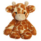 Aurora® Snuggly Sweet & Softer™ Giraffe Stuffed Animal - Comforting Companion - Imaginative Play - Brown 6.5 Inches
