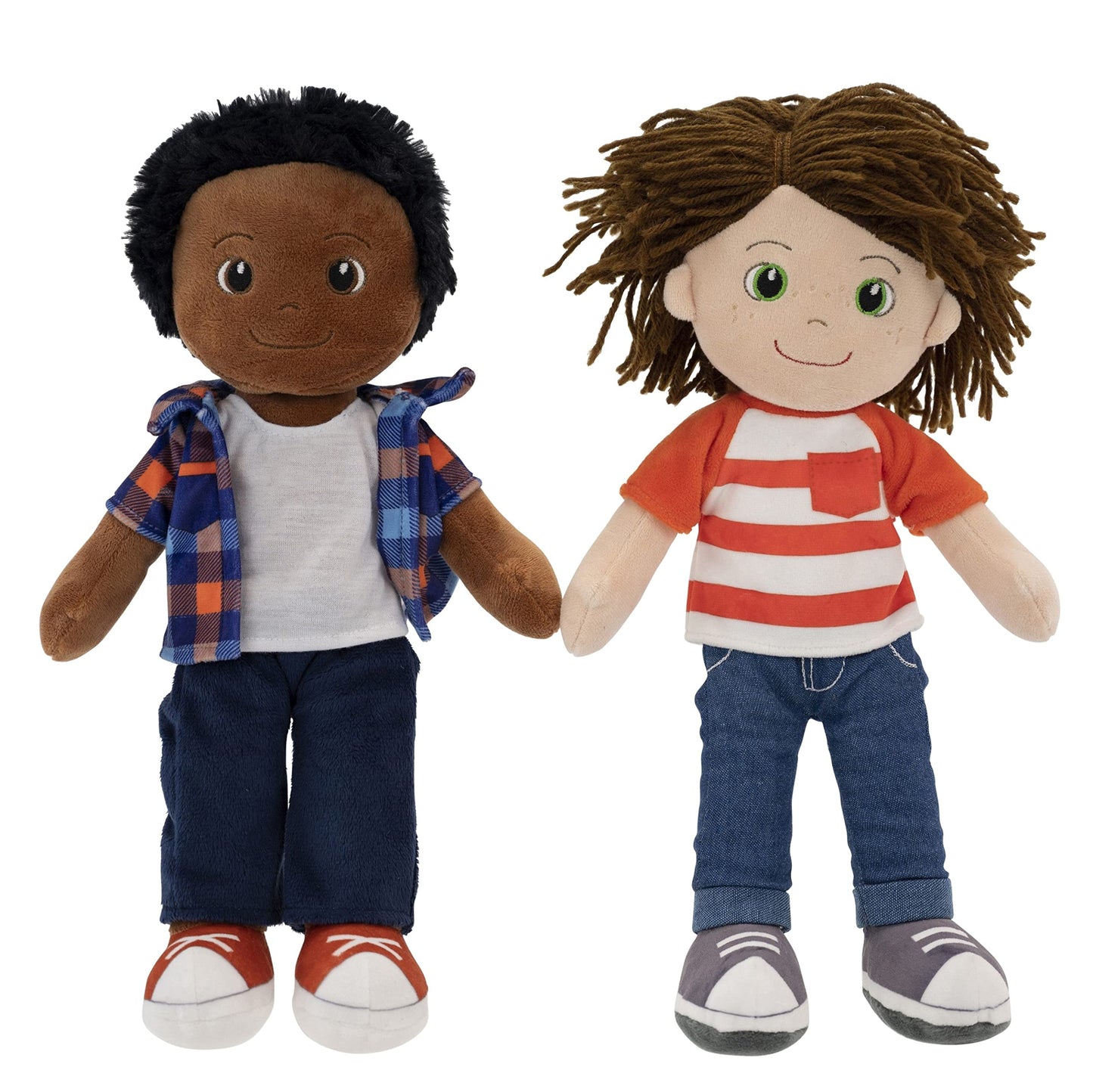 PLUSHIBLE BRIDGING MILES WITH SMILES Soft Plush Baby Doll - 18 Inch Rag Dolls for Girls and Boys, Infants & Babies, My First Plush for 1 Year Old