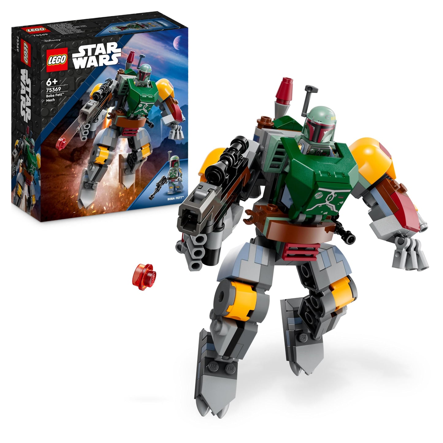LEGO Star Wars 75369 Boba Fett Robot Buildable Figure with Blaster Tenon Launcher and Jetpack
