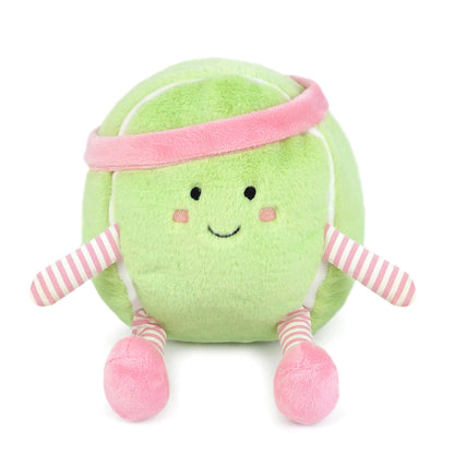 MON AMI Tina Tennis Ball 9-Inch Sports Plush Toy, Soft Stuffed Toy Gift