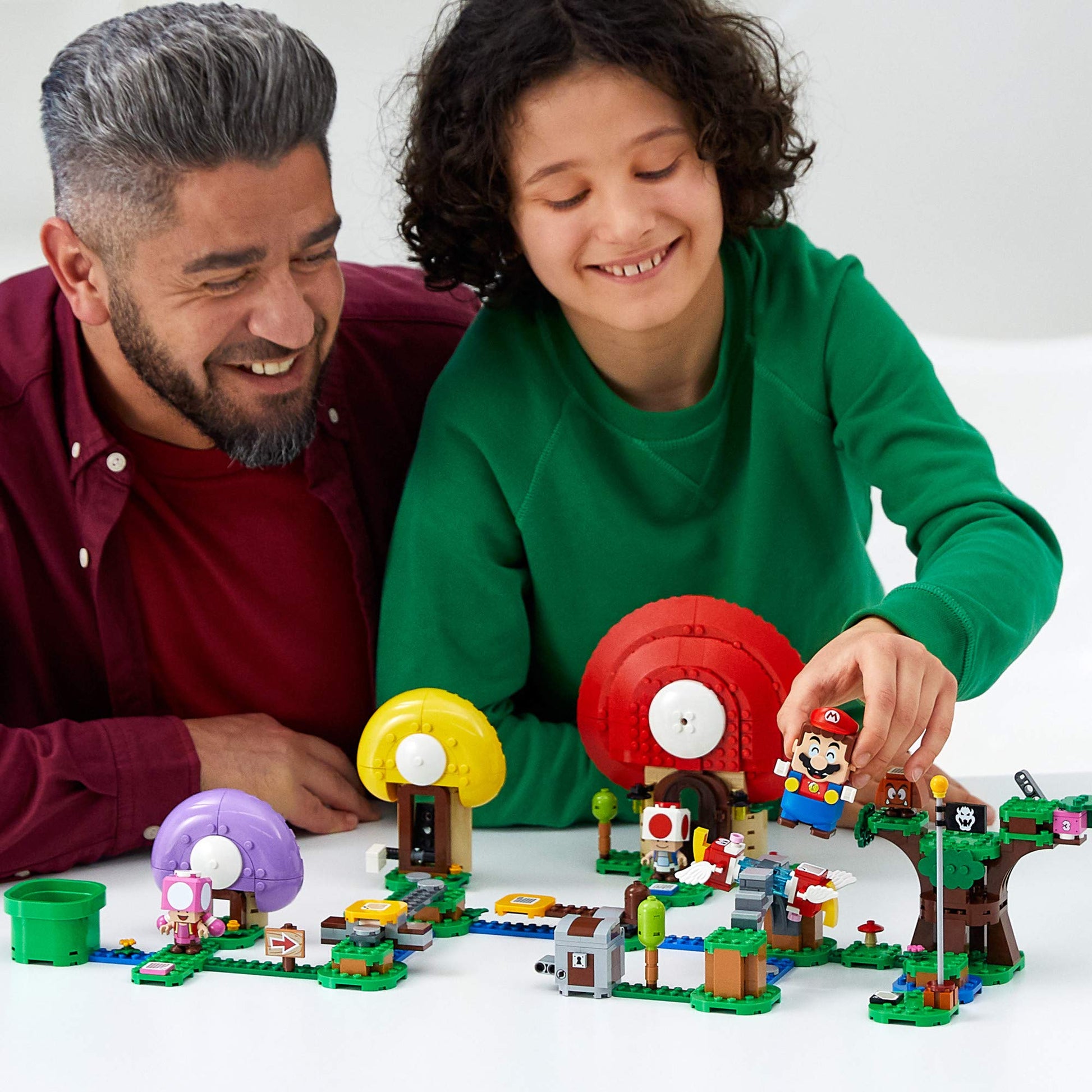 LEGO Super Mario Toad's Treasure Hunt Expansion Set 71368 Building Kit; Toy for Kids to Boost Their Super Mario Adventures with Mario Starter Course