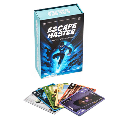 Zily Creative Works Escape Master Card Game - Fantasy Speed Card Game for Family Game Night, Fast- Paced Strategy Game for Kids, Teens & Adults, Ages