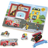 Around The F?i?r?e Station: Sound Puzzle Bundle with 1 Theme Compatible M&D Scratch Fun Mini-Pad (00736)