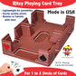 Ritzy 2 Deck Swivel Playing Card Tray, 1-2 Decks: US Made(Steampunk Copper)