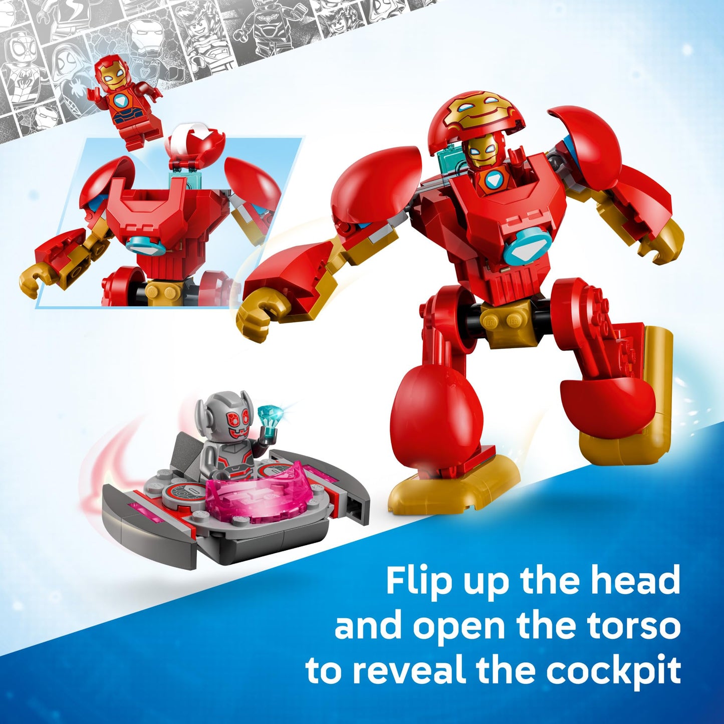 LEGO Marvel Iron Man and His Awesome Friends Ultron vs. Iron Man 11209