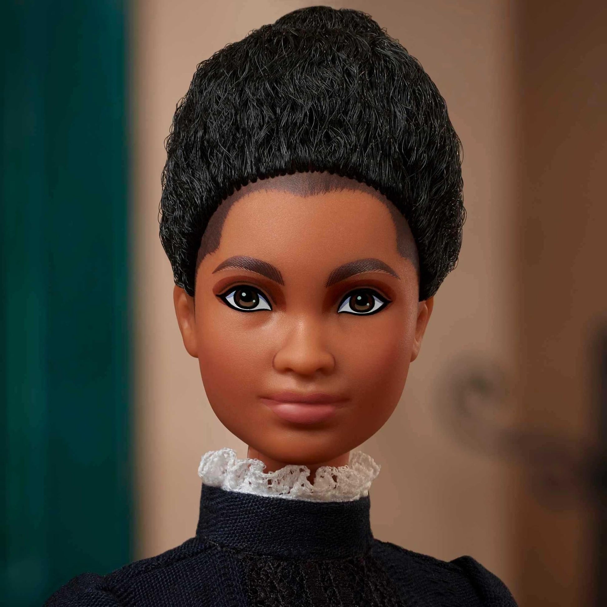 Barbie Inspiring Women Doll, Ida B. Wells Collectible with Blue Dress & Newspaper Accessory