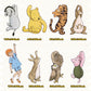 Classic Winnie Baby Shower Decorations 16Pcs Swirl Hanging Decorations for Classic Baby Shower and Birthday Party Supplies