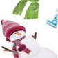 Paper House Productions STDM-0228E 3D Cardstock Stickers, Building a Snowman (3-Pack)