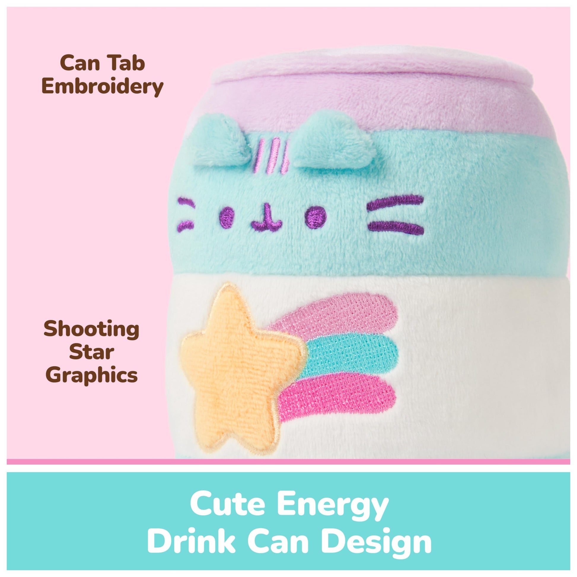 GUND Pusheen Gamer Pop Sip 6-Inch Plush Toy for Ages 8+