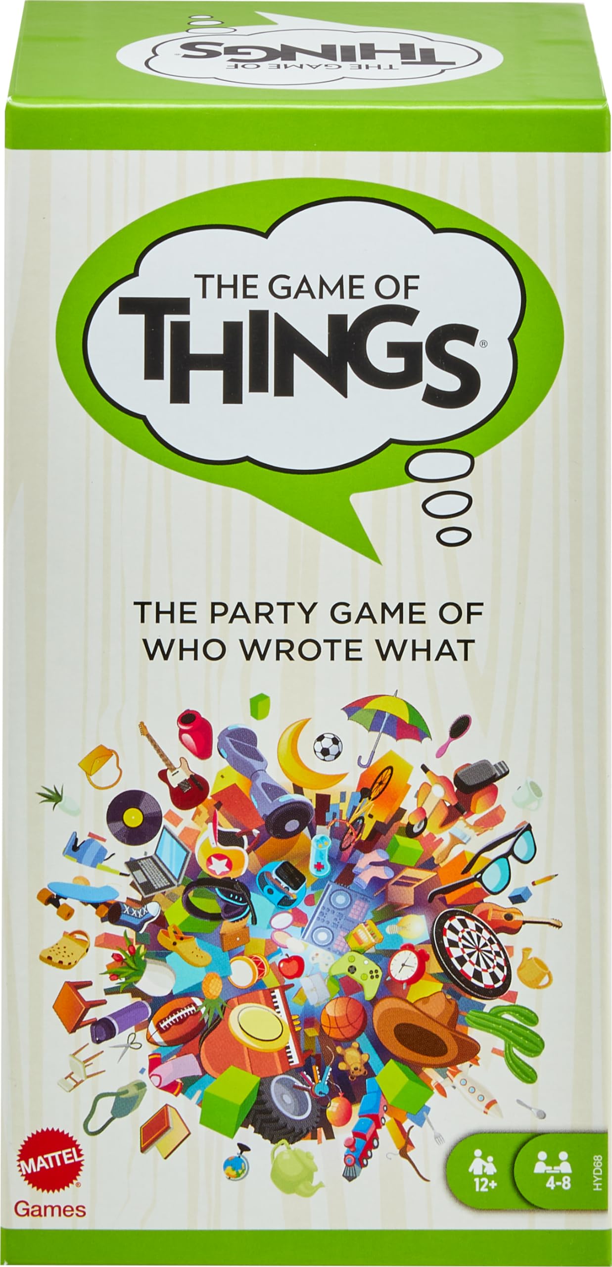 Mattel Games the Game of Things Party Board Game for Teens, Adults, Family Nighs & Parties, Includes Erasable Boards & Wet Erase Markers
