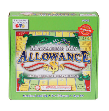 LEARNING ADVANTAGE Managing My Allowance Money Game | for Ages 8+ | Teach Financial Literacy | First Money Experience for Kids