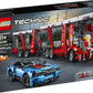 LEGO Technic Car Transporter 42098 Toy Truck and Trailer Building Set with Blue Car, Best Engineering and STEM Toy for Boys and Girls (2493 Pieces)