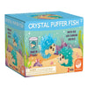 MindWare Crystal Growing Kits: Puffer Fish Set of 2 - Cute DIY Crystal Growing Kits for Kids & Teens - Funky mini Science Experiment in an 8pc kit