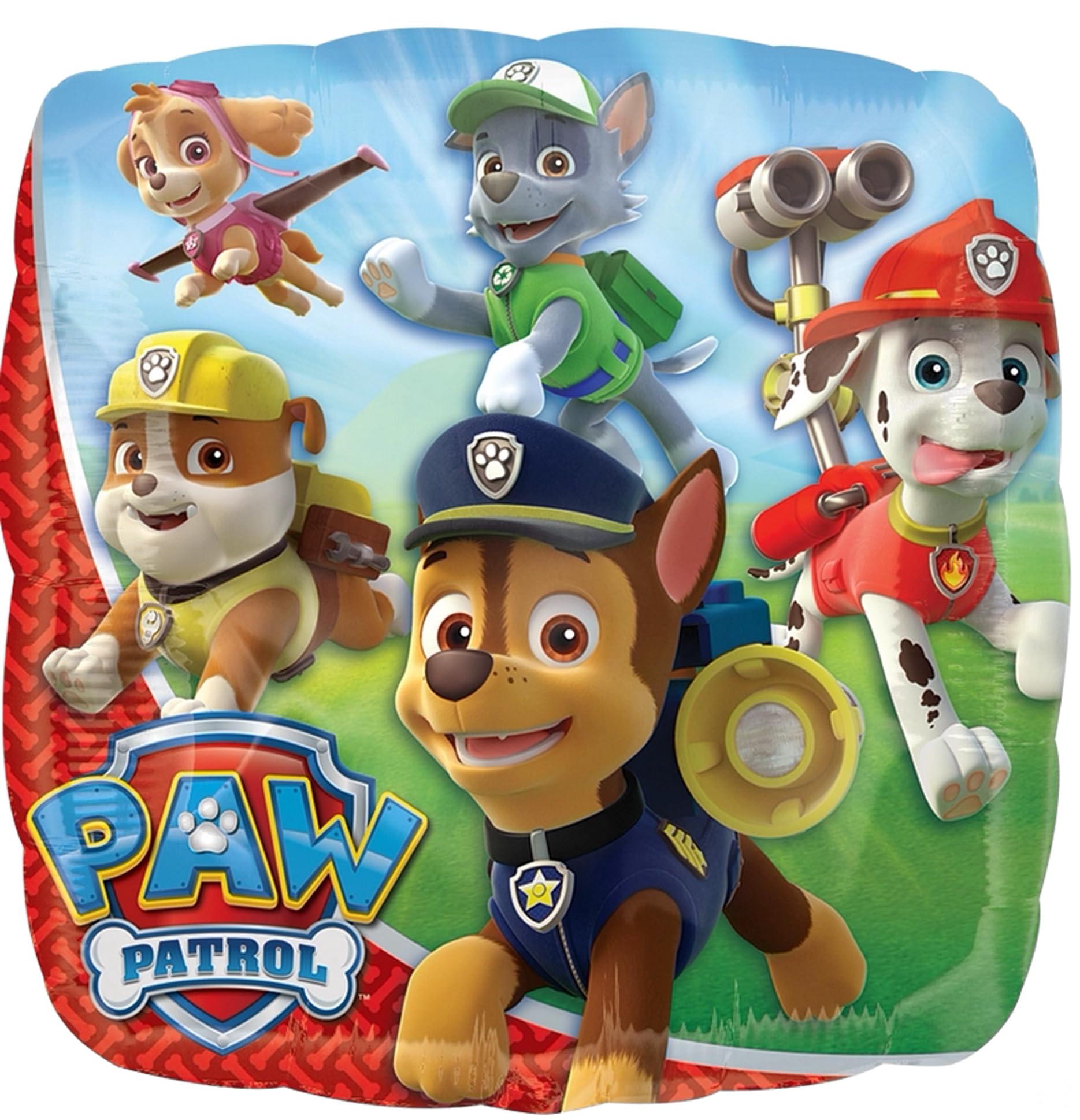 Anagram Paw Pups on Patrol 4pc Birthday Foil Balloons Bouquet Decorations