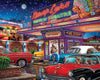 White Mountain 1000 Piece Jigsaw Puzzle Retro Nostalgic, Movie Night