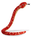 Aurora Snake 50" Red Corn Snake Playful Stuffed Animal
