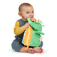 Ingenuity Calm Springs Soft Teething Activity Book - Multi-Texture Crinkle, Teether, Number Learning, Mirror, Unisex, for Ages 0-36 Months