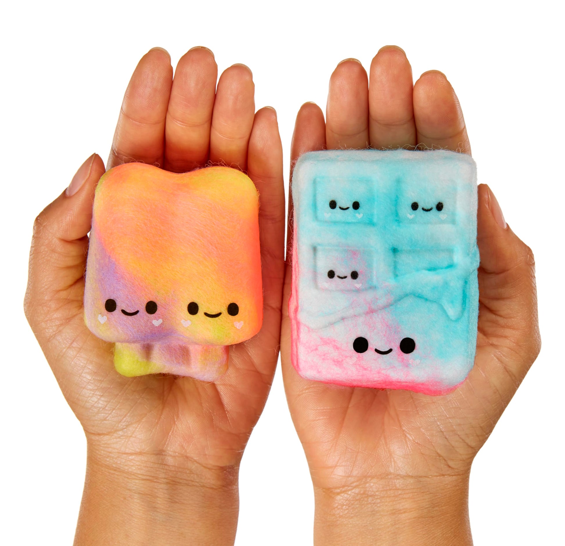 Fluffie Stuffiez Chocolate & Popsicle Minis Collectible Feature Plush - Surprise Reveal Unboxing Soft and Squishy Tactile Play Fidget DIY