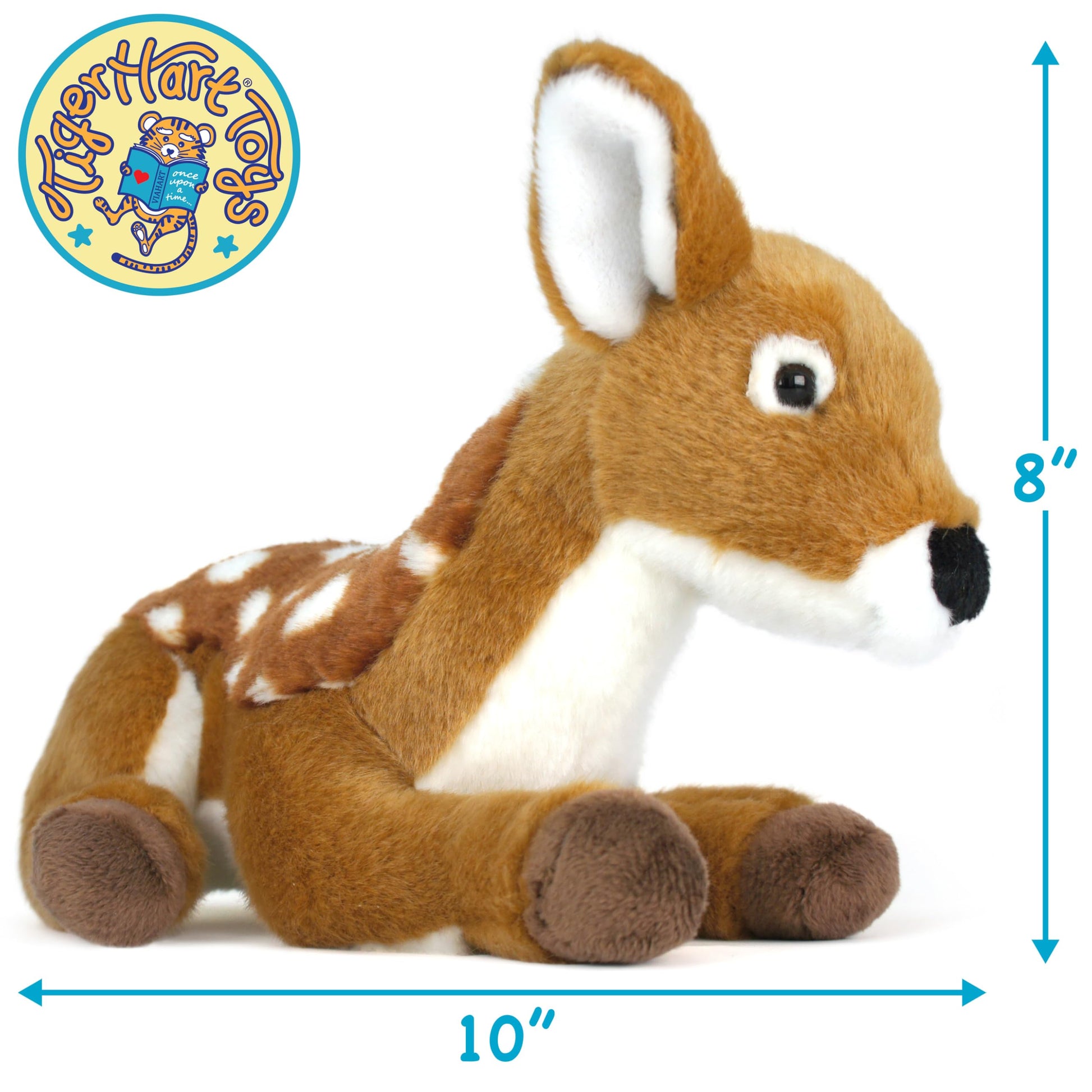 TigerHart Debbie The Baby Deer - 10 Inch Stuffed Animal Plush